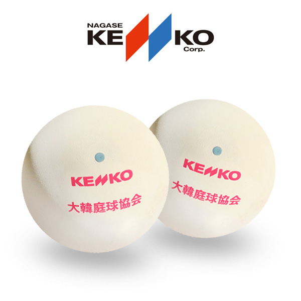 켄코 정구공 2개입 테니스공 대한정구협회 공식구 소프트볼