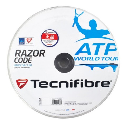 테크니화이버 레이저 코드 카본 1.25 200m 원형 테니스 스트링